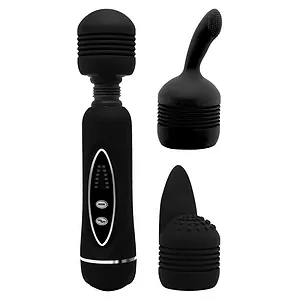 Vibrator Wand Pretty Love Magical Negru pe SexLab