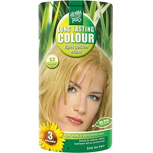 Vopsea par, Long Lasting Colour, 8.3 Light Golden Blond, Hennaplus pe SexLab