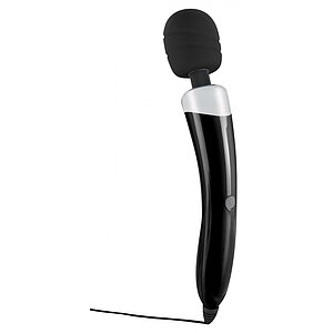 Wonder Wand Massager Negru pe SexLab