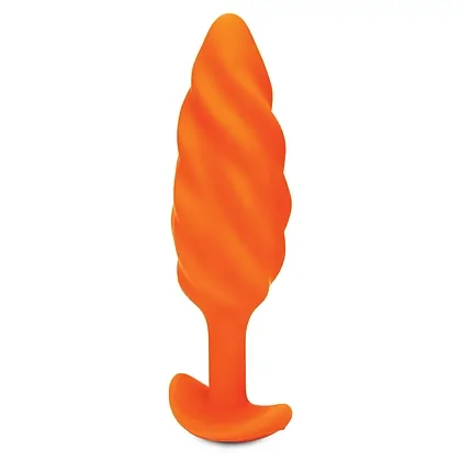 Anal Plug B-Vibe Swirl Portocaliu