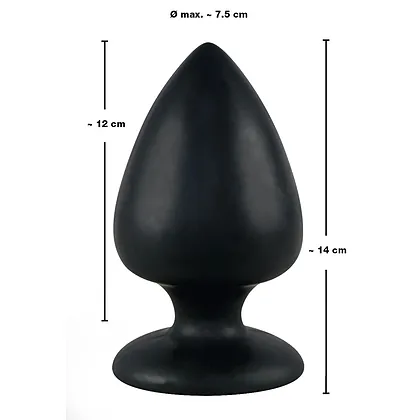 Anal Plug Black Velvets Large Negru