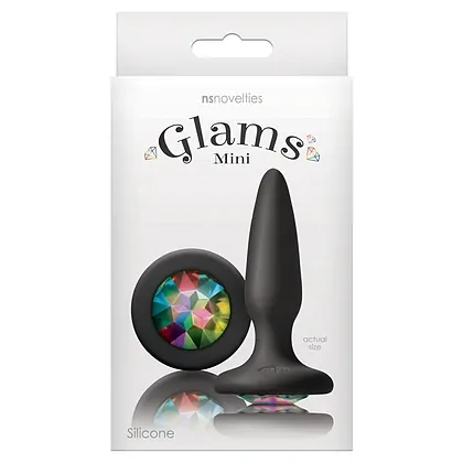 Anal Plug Glams Mini Rainbow Multicolor