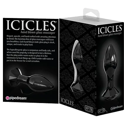 Anal Plug Icicles No 78 Negru