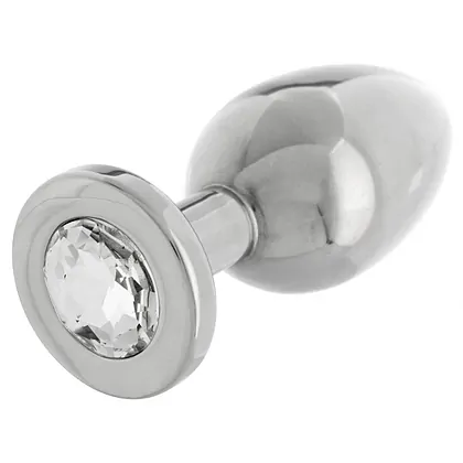 Anal Plug Jewel Steel Argintiu