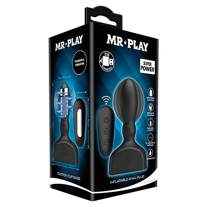 Anal Plug Mr. Play Inflatable Negru