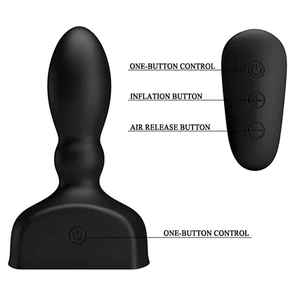 Anal Plug Mr. Play Inflatable Negru