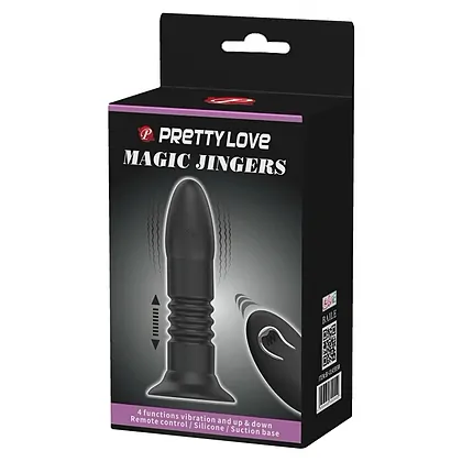 Anal Plug Pretty Love Magic Jingers Negru