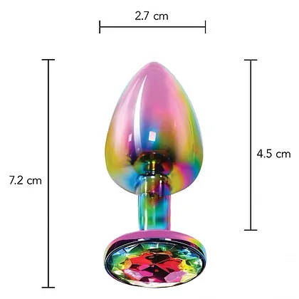 Anal Plug Twilight Jewel Small Multicolor