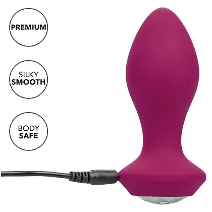 Anal Plug Vibrating Crystal Mov