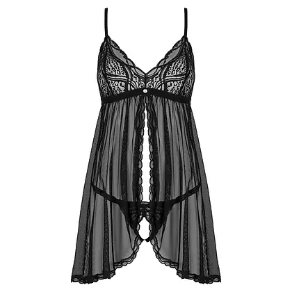 Babydoll Obsesive Sedila Negru 2XL