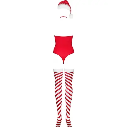 Body Obsessive Kissmas Rosu L-XL