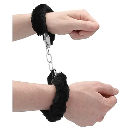 Catuse Beginners Handcuffs Furry Negru