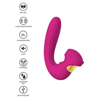 Celestial Love Vibe Stimulator Fuchsia