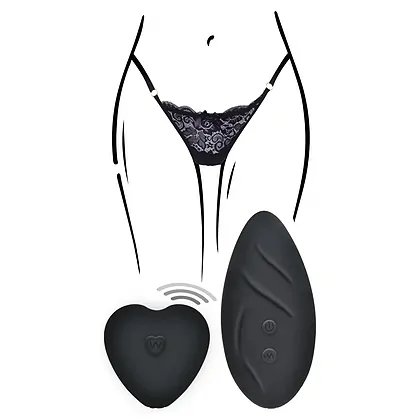 Chiloti Vibratori Angel Panty Vibe Negru