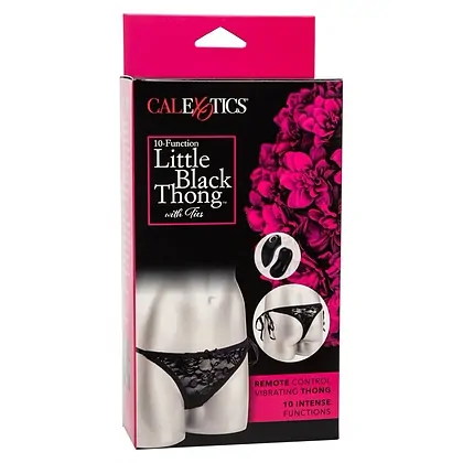 Chiloti Vibratori Little Black Thong Negru S-L