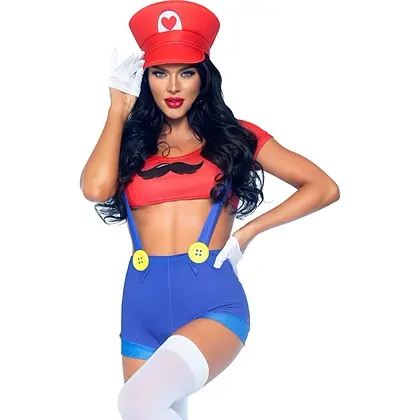 Costum Leg Avenue Gamer Babe Albastru S