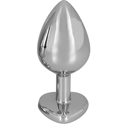 Diamond Anal Plug Medium Argintiu