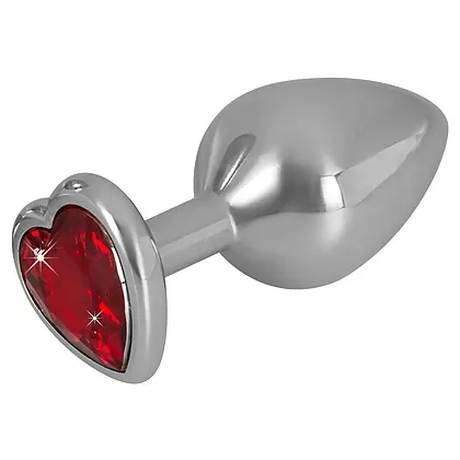 Diamond Anal Plug Medium Argintiu