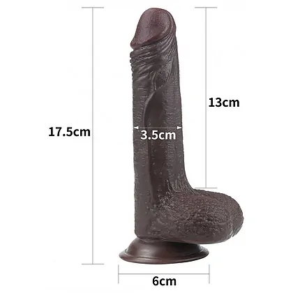 Dildo 17.5cm Sliding Skin Dual Layer Maro