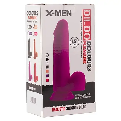 Dildo 7.5 Inch Colours Pleasure 1 Negru