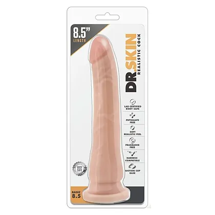 Dildo cu Ventuza Dr. Skin 22cm