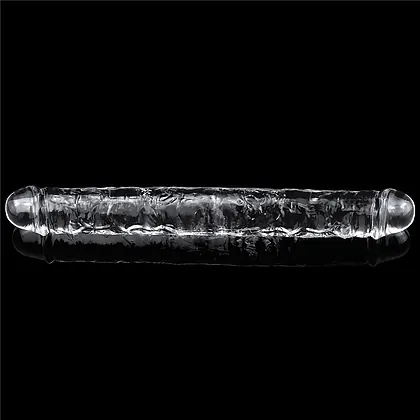 Dildo Dublu 12inch Flawless Transparent