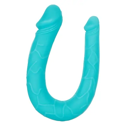 Dildo Dublu AC-DC Turcoaz