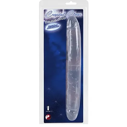 Dildo Dublu Crystal Duo Transparent