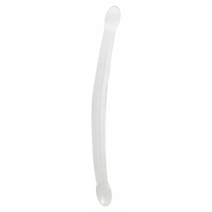 Dildo Dublu Non Realistic C Transparent