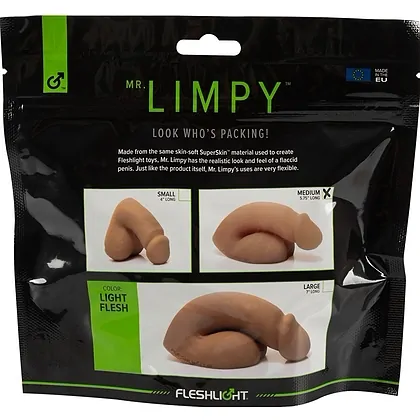 Dildo Fleshtone Limpy Mediu