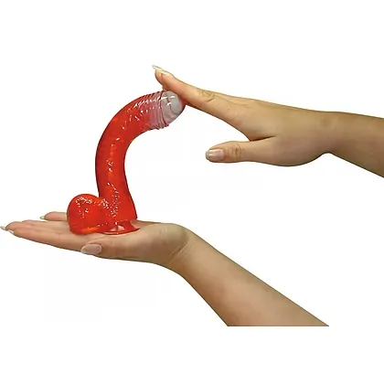 Dildo Jolly 17cm Rosu