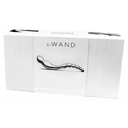 Dildo Le Wand Stainless Steel Swerve Argintiu