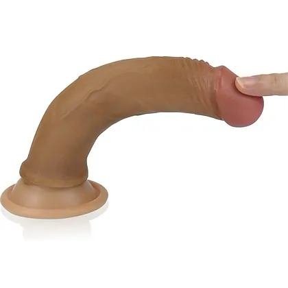 Dildo Nature Penis Strat Dublu Silicon Maro