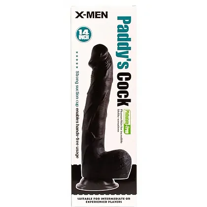 Dildo Paddys 14 inch Negru