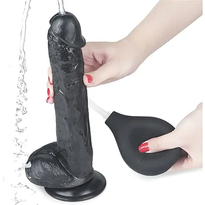 Dildo Realistic 11inch Squirting Negru