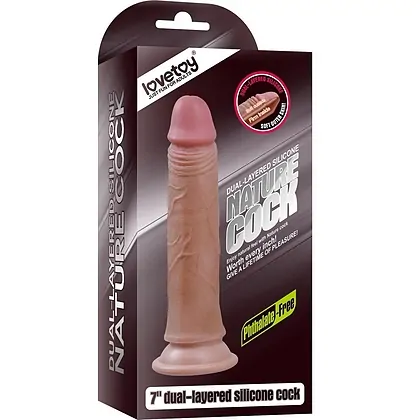 Dildo Realistic 17.8cm Dual Layered