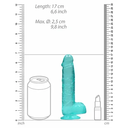 Dildo Realistic 17cm Turcoaz