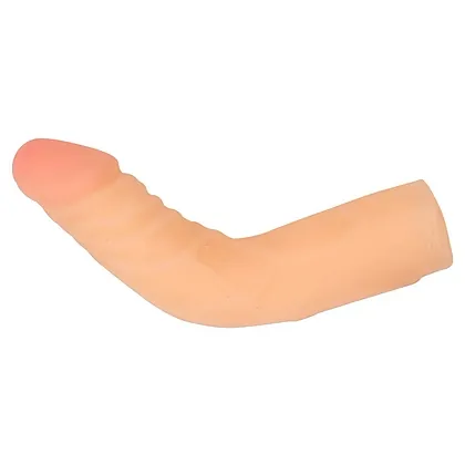 Dildo Realistic White Flexible Spine