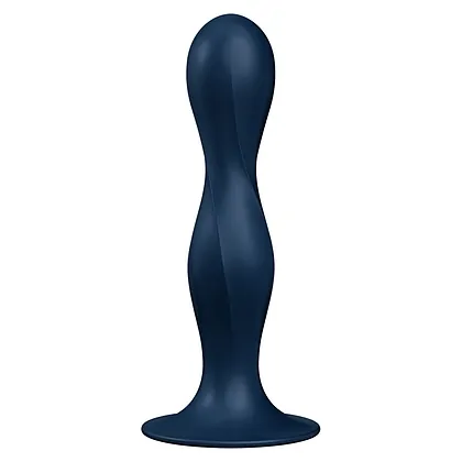 Double Ball-R Weighted Dildo Albastru