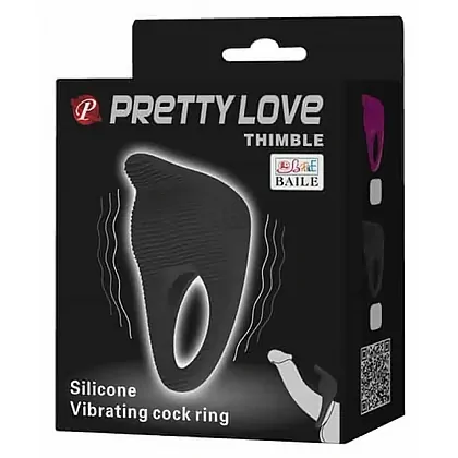 Inel Penis Pretty Love Thimble Negru