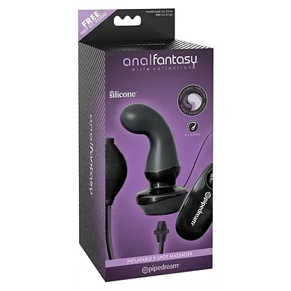 Inflatable P-Spot Massager Negru