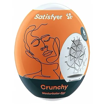 Masturbator Satisfyer Egg Crunchy Portocaliu