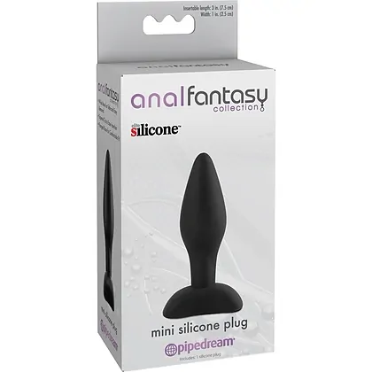 Plug Anal Mini Silicone Negru