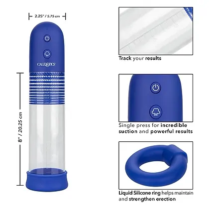 Pompa Penis Rechargeable Albastru