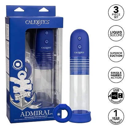 Pompa Penis Rechargeable Albastru