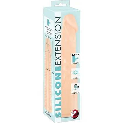 Prelungitor Penis Silicone Extension Flesh