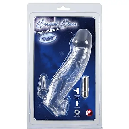 Prelungitor Penis Vibrator Crystal Skin Transparent