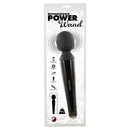 Rechargeable Power Wand You2Toys Negru