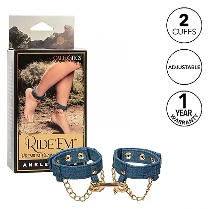 Ride Em Denim Ankle Cuffs Albastru