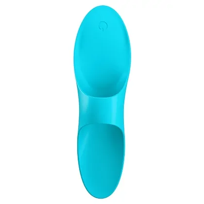 Satisfyer Teaser Finger Vibrator Blue Albastru